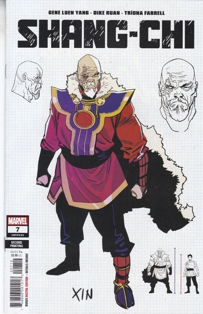 Marvel Comics Shan-Chi Vol. 2  #7 March 2022 2Nd Print Dike Ruan Variant Cover