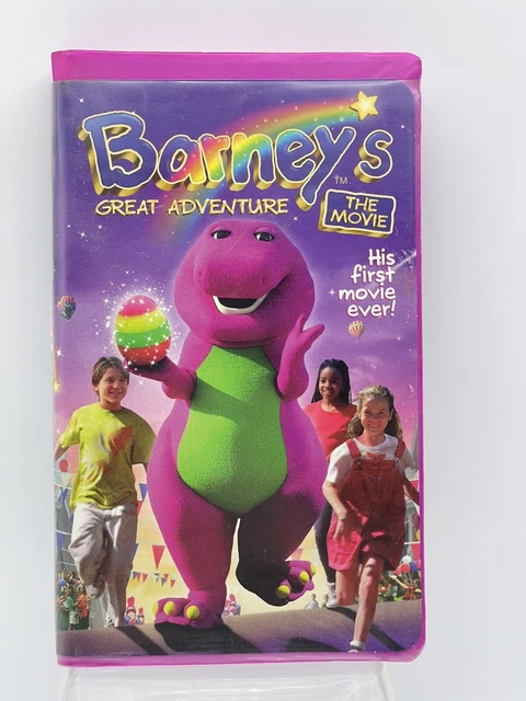 BARNEY BARNEY'S GREAT Adventure Movie VHS Tape Vintage 1998 £12.34