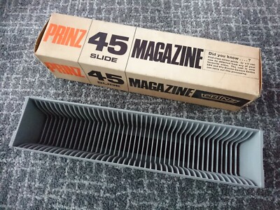 VINTAGE TEDESCO Agfa 72 Slide Magazine vassoi con scatola 