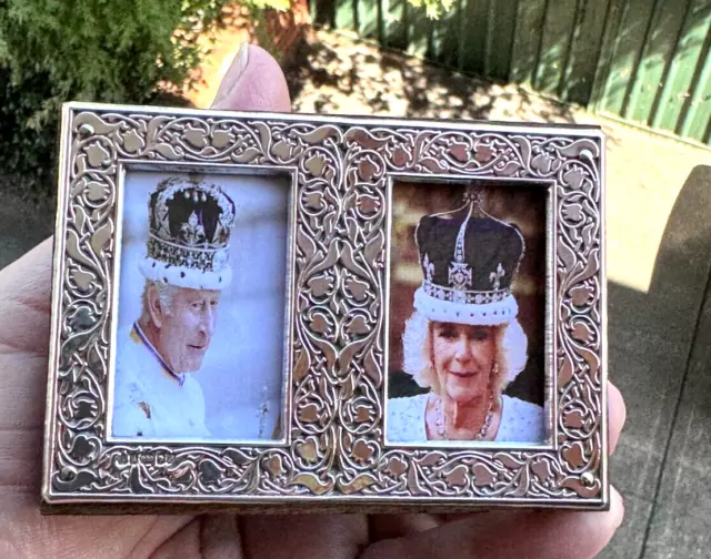 Art Nouveau - Double Silver Photo Frame - Paul Vernon Fitchie - London - 2024