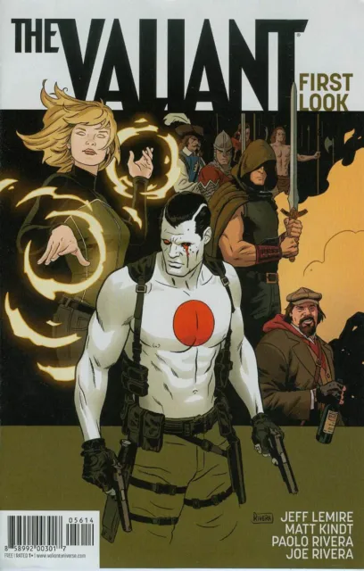 VALIANT FIRST PULLBOX PREVIEW 1st LOOK 1 RARE 2014 PROMO GIVEAWAY