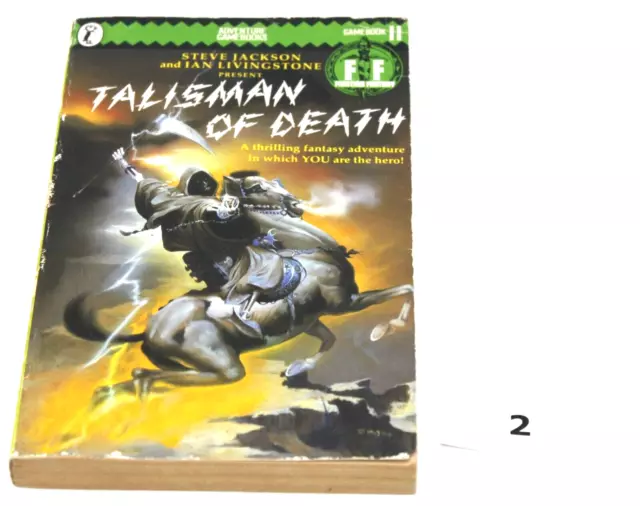 Fighting Fantasy Ian Livingstone Steve Jackson Talisman of Death RPG book 11 (2)