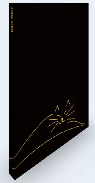 Job Lot - 20 x A5 Undated Diary/Notebook - Soft Cover Black/Cat picture