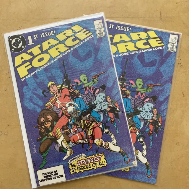 Atari Force #1 X 2 DC Comics, January 1984)