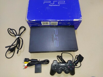 gioco e joypad originale Sony Sony PlayStation 2 PS2 Nera FAT SCPH-39004 Modificata 