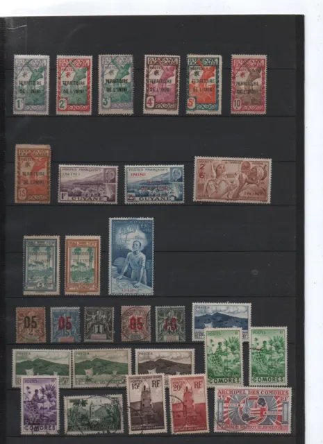 timbres du territoire de l inini  colonie francaise 1 et 2e choix