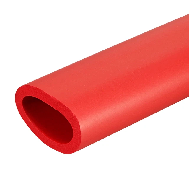 Foam Grip Tubing Handle Grips 30mm ID 42mm OD 20" Red for Tools Handle