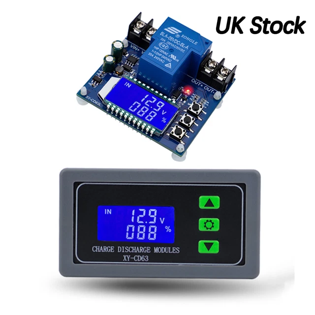 30A BATTERY CHARGING Control Module Automatic Power-off Voltage ...