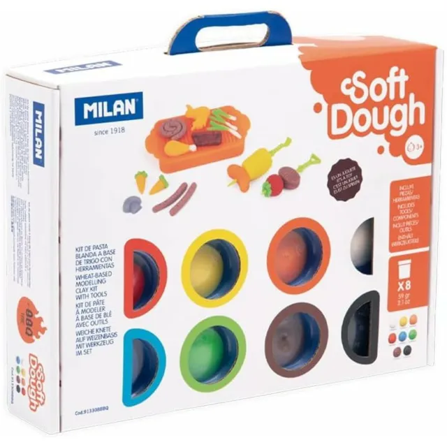 Pasta modellante Milan Soft Dough BBq Multicolore