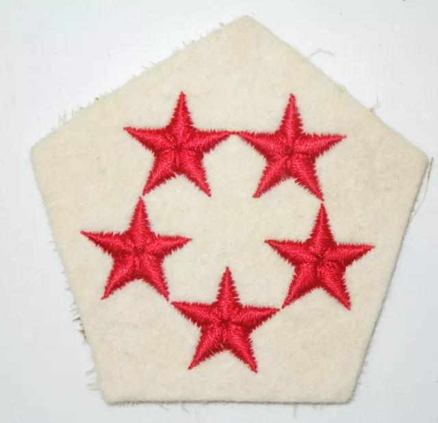 Original Pre WWII 1st Pattern Fifth US Army Wool Patch C19