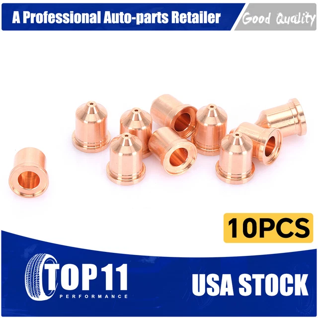 10Pcs OEM 220941 Plasma Cutter Nozzle Fit PMX Hypertherm Powermax 45XP/65/85/105