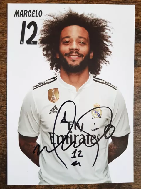 Marcelo - Real Madrid Autogrammkarte - Signiert / Autogramm