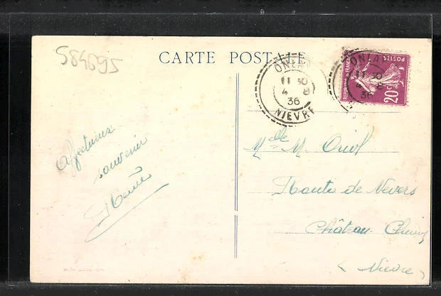 1936 CPA Onlay, le Mont 2
