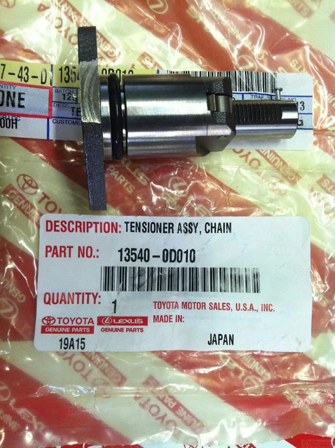 thumbnail image 2 of Genuine OEM Toyota Timing Chain Tensioner 13540-28010 – Rav4 Camry XB TC 2.4L 2 of 2