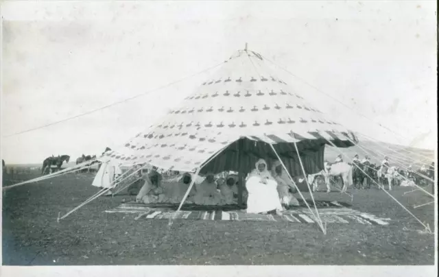 Cpa Maroc Fez Veritable Carte Photo Fez Revue Du 22 Fevrier 1915 Le Khalifa Pere