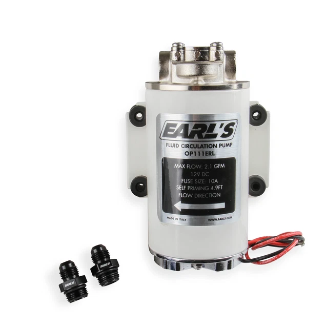 Earls OP111ERL Earls Electric Oil Pump - 12 VDC