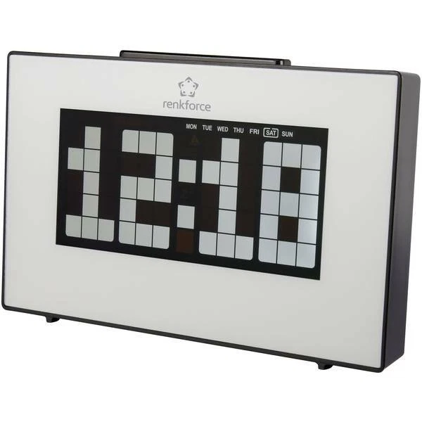 Renkforce e0202lns quarzo sveglia argento nero tempi di allarme 2