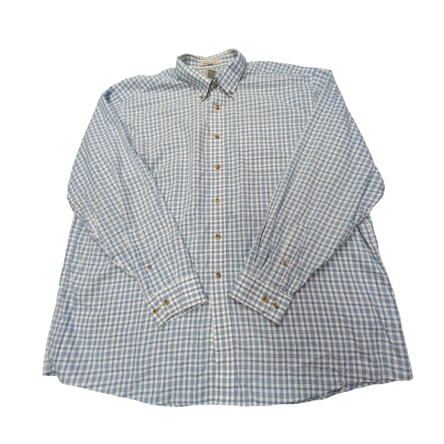 Chemise Décontractée à Carreaux Bleu Et Blanc Oliphil - Taille M - Coton - Occasion