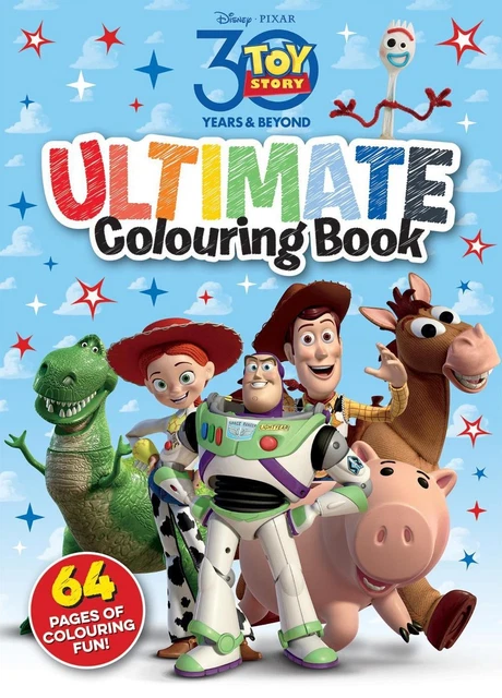 30th Colouring TOY STORY 30TH Anniversary: Ultimate Colouring Book (Disney Pixar ...