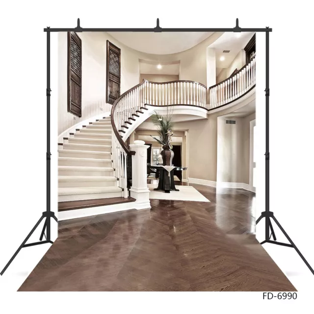 Hall Staircase Interior Photo Backdrops Portrait Family Photography Backgrounds