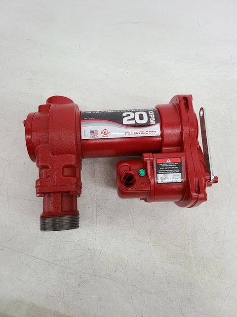 Fill-Rite FR4204G Cast Iron Heavy Duty 12 Volt DC 20 GPM