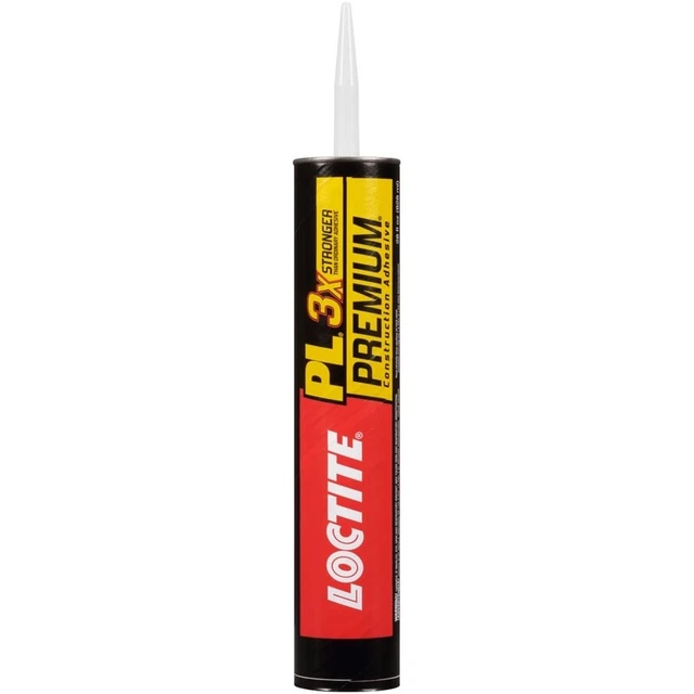 LOCTITE PL PREMIUM 3x Polyurethane Construction Adhesive Caulk TAN 10oz