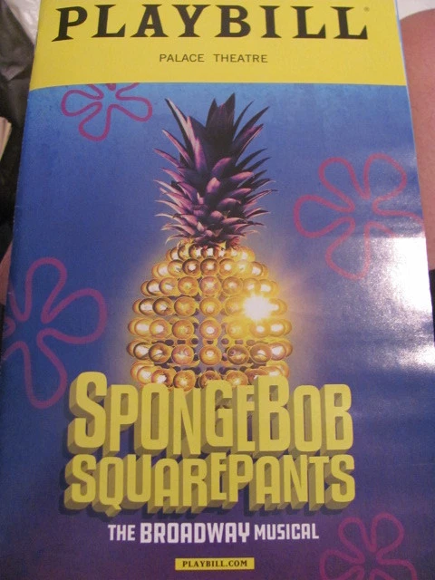 SPONGEBOB SQUAREPANTS PLAYBILL Broadway Musical Bikini Bottom sara