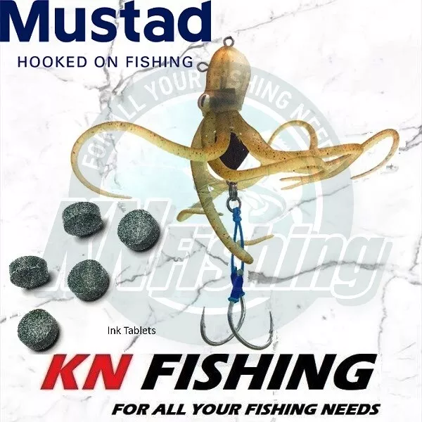 MUSTAD INKVADER Silicon Octopus Jig Lure Spinning Jigging Trolling 120gr 150gr