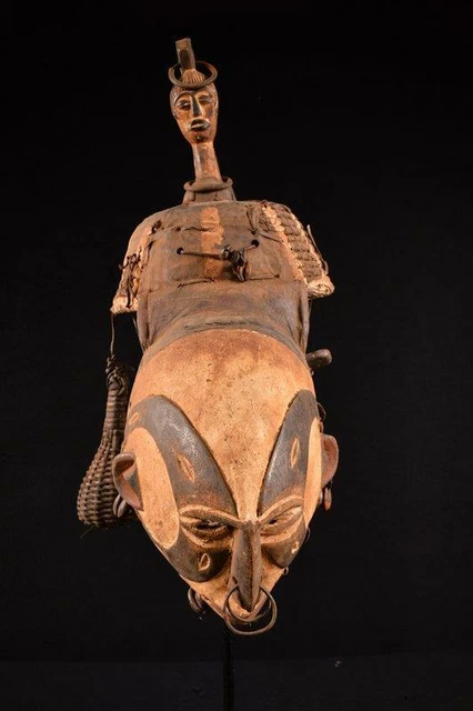 17528 African Old Igbo Mask / Mask Nigeria