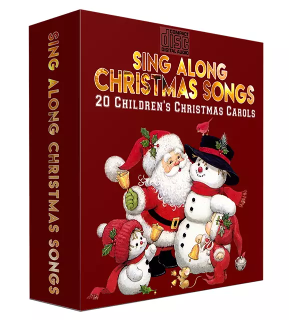 Christmas Carols Songs Childrens Kids Music Festive Santa Xmas Sing Along CD
