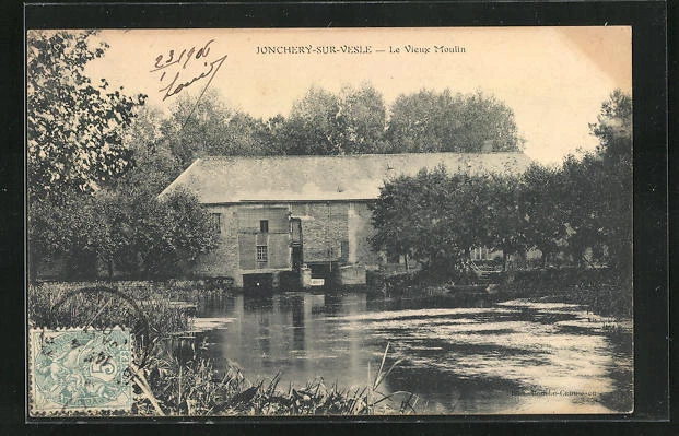 CPA Jonchery-sur-Vesle, Le Vieux Moulin 1900