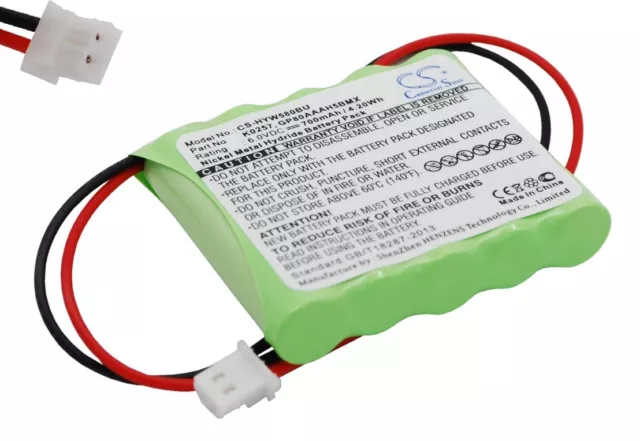 Batterie 700mAh type GP80AAAH5BMX K0257 Pour Honeywell 5800RP Wireless Repeater
