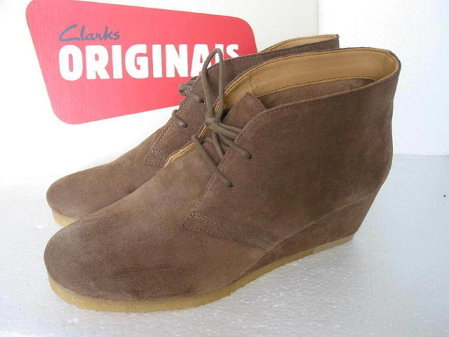 NEW CLARKS ORIGINALS Yarra Desert Soft Suede Ankle Boots 4 &6.5 7 £34.99 - PicClick UK