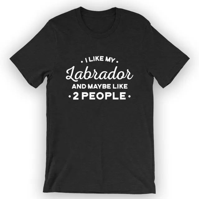 Unisex I Like My Labrador and Maybe Like 2 People T-Shirt