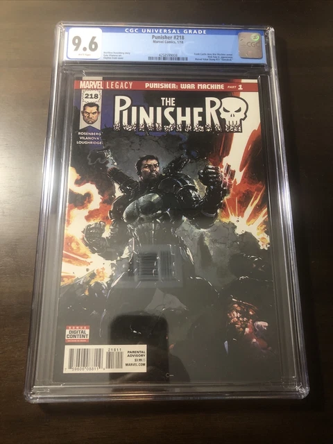 Punisher #218 CGC 9.6 1st App as War Machine Armor