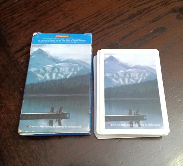 Canadian Mist Whiskey Playing Cards Used Nice Shape Fast Shipping 52 Card Deck