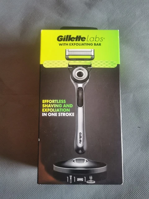 GILLETTE LABS EXFOLIATING Bar Soap Razor Magnetic Stand, 1 Cartridge £8 ...