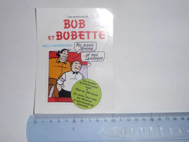 1 Autocollant  Sticker  Bob Et Bobette De Willy Wandersteen Bd