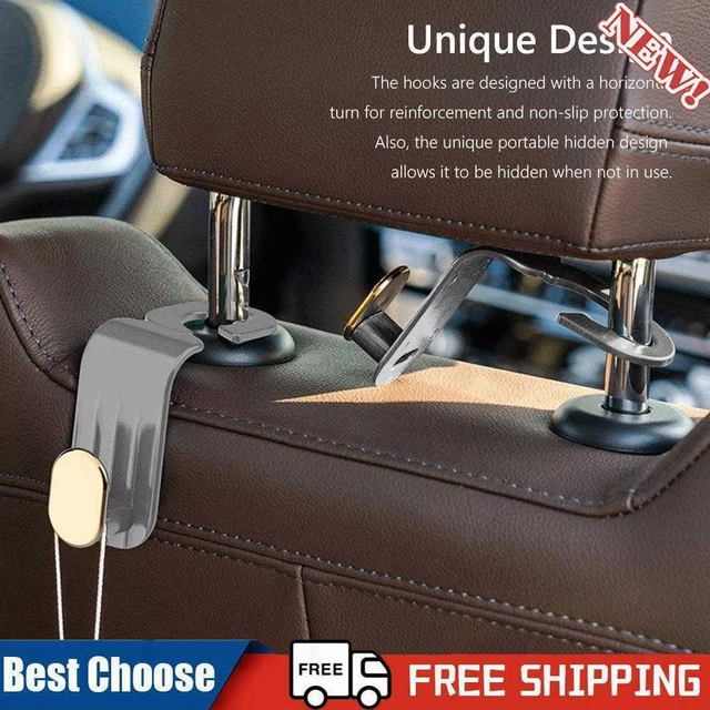 Gancio universale sedile posteriore auto poggiatesta interno organizer supporto appendiabiti portaoggetti