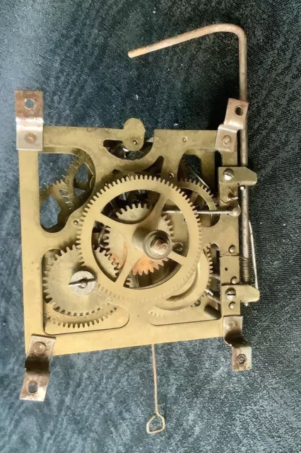 Antique Unbranded Striking Black Forest Cuckoo Clock Movement ~ Spares / Repair