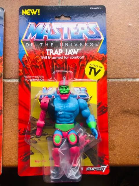 Masters Of The Universe Motu Super7 Series Trap Jaw Action Figure He-Man