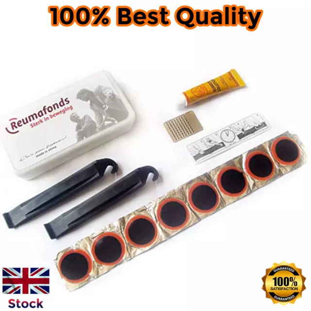 14 pieces Bicycle Puncture Repair Kit Cycle Inner Tube Portable Patch Glue Kit