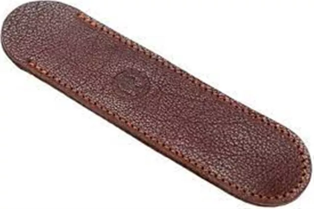 Boker Etui Sachet Pochette Cuir Marron pour Rasoir à la Main Levée