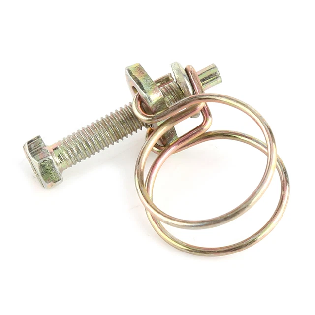 (21 mm-25 mm) 10 pz clip tubo doppio filo regolabile acciaio inox