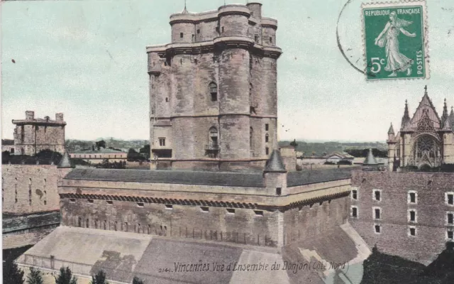 CPA 94 VINCENNES Dungeon Overview (North Side) Colorized Map