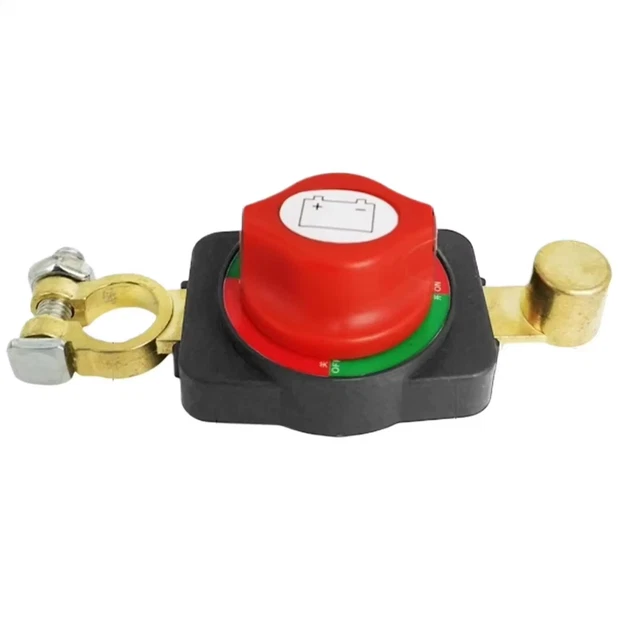 Interrupteur De Coupure Batterie 12V - Rouge/noir, Ouverture 15.5-17mm, 150A, Pour Voiture, Bateau