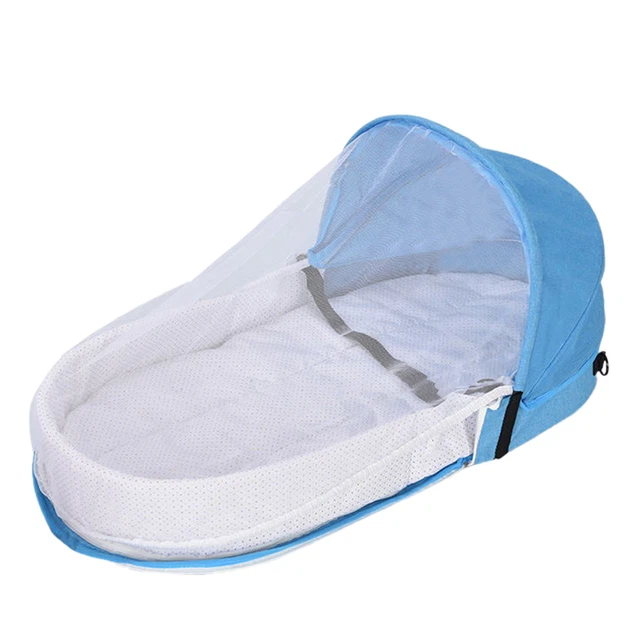 Baby Bed Eye-catching Decorative Folding Breathable Bag Backpack Bed Durable