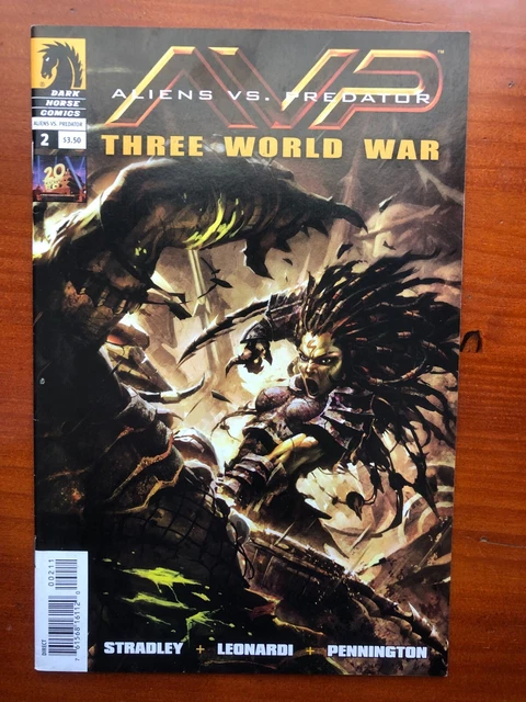 AVP ALIENS VS. Predator Three World War #2 & 5 Art par Rick Leonardi ...