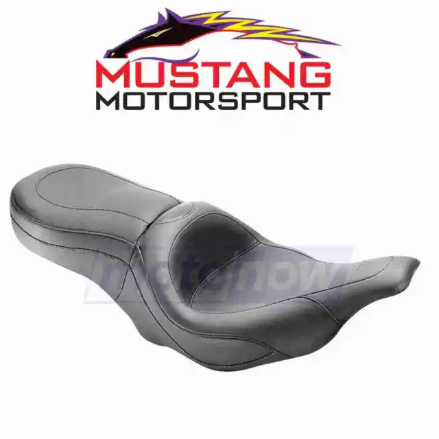 Mustang Sport Touring One-Piece Seat for 1989-1996 Harley Davidson FLHTC nq