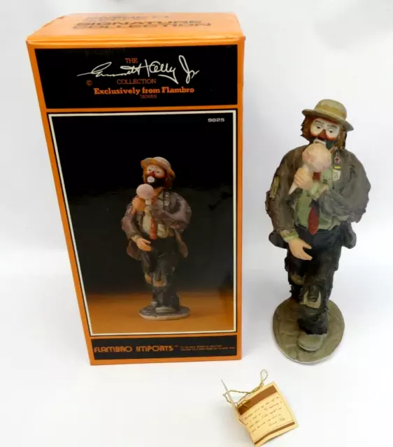 Flambro Emmett Kelly Jr Signature Collection 9825 Cotton Candy Figure Figurine